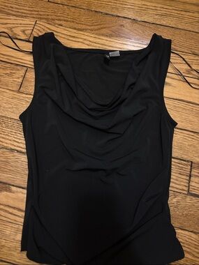 H&M Black Cowl-Neck Sleeveless Top